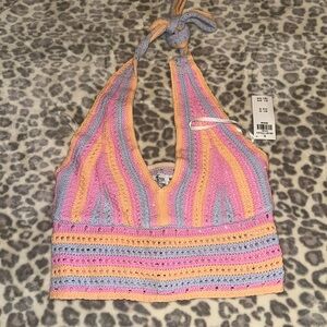 Hollister halter neck tank